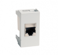 Розетка компьютерная 1-м 1мод. Viva RJ45 кат.6 экранир. сер. DKC 45168 (ДКС)