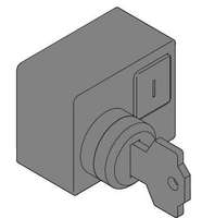 Блокировка выключателя в разомкнутом состоянии MOL-S T6 >KEY LOCK EQUAL N.20005 | 1SDA060612R1 ABB