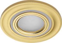 Светильник декоративный встр CD600 15LED*2835 SMD 4000K, MR16 50W G5.3, золото | 29710 Feron