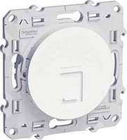 Механизм розетки информ. СП Odace RJ45 6 UTP бел. SchE S52R475 Schneider Electric