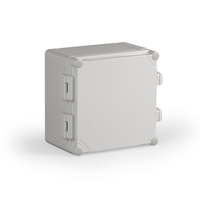Cubo W 200 x 132, с петелями и замками, серая крышка, PC, IP66 - WPCP202013G Ensto