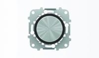 Заглушка с суппортом, серия SKY Moon, кольцо чёрное стекло|2CLA860000A1501| ABB