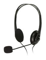 Наушники с микрофоном HS-6 черн. 2м накладные оголовье A4TECH 567940