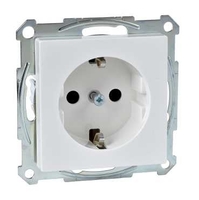 Механизм розетки сошторками с заземляющим контактом - MTN2400-0319 Schneider Electric