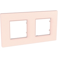 Рамка 2-м Unica Quadro роз./жемчуж. SchE MGU4.704.37 Schneider Electric