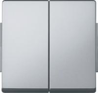 Клавиша 2-кл. Merten IP44 алюм. SchE MTN343560 Schneider Electric