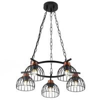 Люстра Agarola 1018-206 5 х Е27 40 Вт лофт - кантри | Б0045285 Rivoli ЭРА (Энергия света)