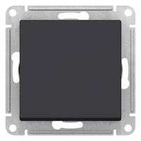 Переключатель одноклавишный ATLASDESIGN схема 6 10АХ механизм карбон - ATN001061 Schneider Electric