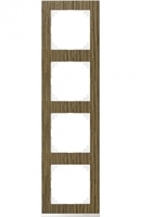 Рамка 4-м M-Pure Decor дуб/бриллиантовый бел. SchE MTN4040-3674 Schneider Electric