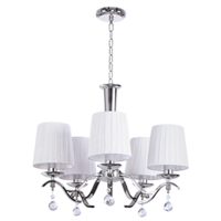 Люстра BENETTI Classic Marchesa хром/белый, 5хE14, коллекция CLS-005 CLS-005-6071-05/C