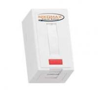 Настенная розетка, 1 порт, Кат.5e, RJ45/8P8C, для FT-TOOL, экраннированный, со шторкой, белая NIKOMAX/NIKOLAN ЭКО14332 NMC-WO1SD2-FT-ST-WT