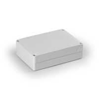 Cubo S 125 x 175 50 мм, 25 мм основание, глухая стенка, серая крышка, ABS, IP 66/67 - SABP131805LG Ensto