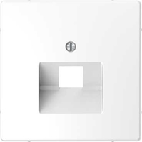 Накладка центральная Merten D-Life для розетки компьютерной 1-м RJ45 SD бел. лотос SchE MTN4521-6035 Schneider Electric