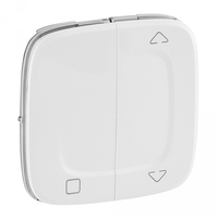 Панель лицевая Valena Allure MyHome Play Zigbee для радиоуправляющего уст-ва управления жалюзи/рольставень бел. Leg 754843 Legrand
