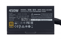 Блок питания MPE-4501-ACAAB-EU Power Supply MWE Bronze 450Вт ATX 120мм 6xSATA 2xPCI-E(6+2) APFC 80+ COOLER MASTER 1000535147