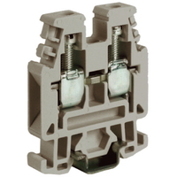 Зажим проходной RP.4/6GR 4 кв.мм серый QUADRO - ZRP300GR DKC (ДКС)