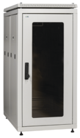 Шкаф сетевой 19" LINEA N 38U 600х1000 мм стеклянная передняя дверь серый | LN35-38U61-G ITK IEK (ИЭК)