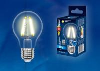 Лампа светодиодная LED 8вт 200-250В форма А прозрачное 800Лм E27 3000К Uniel Sky филамент - UL-00000198