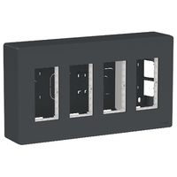 Блок ОП UNICA SYSTEM+ 4х2 антрацит SchE NU124454 Schneider Electric