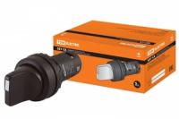 Переключатель на 2 положения с фиксацией SB7-CD25 короткая ручка d22мм 1з+1р черный | SQ0746-0071 TDM ELECTRIC