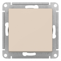 Выключатель 1-кл. СП AtlasDesign 10А IP20 (сх. 1) 10AX с самовозвратом механизм беж. SchE ATN000215 Schneider Electric