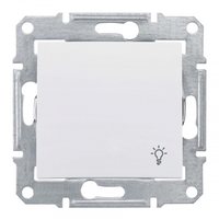 Кнопка "Свет" СП Sedna IP44 бел. SchE SDN0900321 Schneider Electric