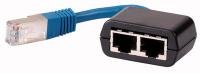 ПЧ Splitter (RJ45, 2 Slots/1 Plug), DX-SPL-RJ45-2SL1PL EATON 169142