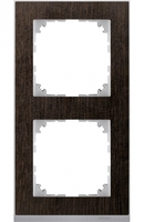 Рамка 2-м M-Pure Decor венге/алюм. SchE MTN4020-3671 Schneider Electric