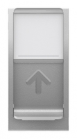 Розетка компьютерная 1-м 1мод. Unica Modular RJ45 кат.6 STP алюм. SchE NU341630 Schneider Electric