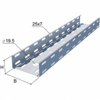 Лоток перфорированный 3000х200х50х1.0мм Стандарт КМ-Профиль LPE50*200*1.0 LPE50-200-1.0-3000