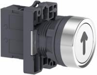 Кнопка 1НO XА2 с маркир. пруж. возвр. бел. SchE XA2EA3351 Schneider Electric