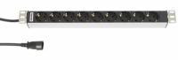 Блок розеток SHT19-9SH-2.5IECд. 19" шк., горизонт., 9 Schuko(10A), 230В, 482.6x44.4x44.4мм(ДхШхВ) | 29231 Hyperline