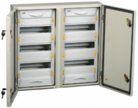 Корпус металлический ЩРн-2x36з-1 (ВхШхГ) 579х620х135мм У2 IP54 PRO | MKM16-N-2X36-54-ZU IEK (ИЭК)