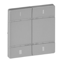 Панель лицевая Valena Life MyHome Play Zigbee для 4-сценарного радиоуправляющего устройства алюм. Leg 754813 Legrand