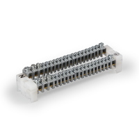 Шина комбинированная N и PE Cu 4х16кв.мм + 22х6кв.мм 500 В ENSTO KNA4.126NP