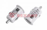 Автозарядка в прикуриватель USB (АЗУ) (5 V, 1000 mA) белая | 18-1921 REXANT