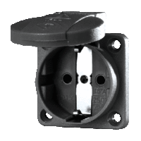 Розетка кабельная 16А 2Р IP54 - 11032 Mennekes
