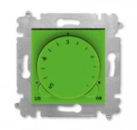 Терморегулятор Levit с поворотной ручкой 16А зел./дым. черн. ABB 2CHH920003A6067