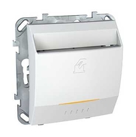 Выключатель карточный 2мод. СП Unica 8А IP20 с выдержкой времени бел. SchE MGU5.540.18ZD Schneider Electric