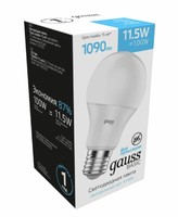 Лампа светодиодная Basic A60 11.5Вт 4100К E27 1090лм Gauss 1023222