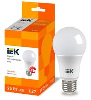 Лампа светодиодная A80 шар 25Вт 230В 3000К E27 IEK (ИЭК) LLE-A80-25-230-30-E27