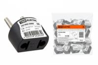 Переходник (тип С1-В - тип A/F) круглый 16A 250В черный | SQ1806-0086 TDM ELECTRIC