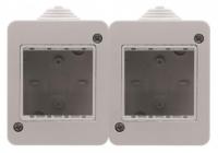 Коробка IP40 для открытой установки на 4 модуля, серия Zenit/Stylo | 2CLA329210N1101 ABB N3292.1
