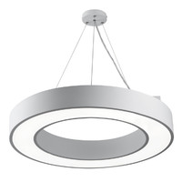 Светильник светодиодный Geometria Ring SPO-134-W-40K-056 56Вт 4000К 4200Лм IP40 800*800*80 белый подвесной | Б0050564 ЭРА (Энергия света)