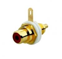 Разъём RCA/CINCH (колокольчик/тюльпан), диапазон от 20 Гц до кГц, цвет красный | 0230-0-0453 2CKA000230A0453 ABB