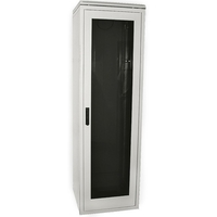 Шкаф напольный WZ-SZBD-081-G7AA-11-0000-011 19",SZBD,28U,1341x600х800мм,стек.дв.в ст.раме,руч.с зам.с трехт.фикс.,сер.(RAL 7035)разобр.| 32136 | Zpas