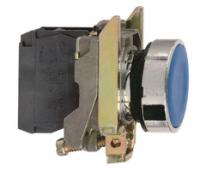 Кнопка синяя без фиксации 22мм 1но - XB4BA61 Schneider Electric