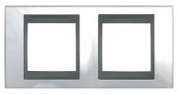 Рамка 2-м Unica Top нордик/графит SchE MGU66.004.292 Schneider Electric