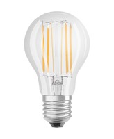 Лампа светодиодная филаментная PARATHOM CL A FIL 75 non-dim 7.5W/827 7.5Вт 2700К тепл. бел. E27 1055лм угол пучка 300град. 220-240В (замена 75Вт) прозр. стекло OSRAM 4058075591677