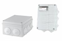 Коробка распределительная о/п 150х110х70мм, крышка, IP44, 10 гермовводов, инд. штрихкод | SQ1401-1241 TDM ELECTRIC